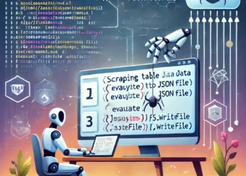 Scraping Table Data into JSON File with Puppeteer